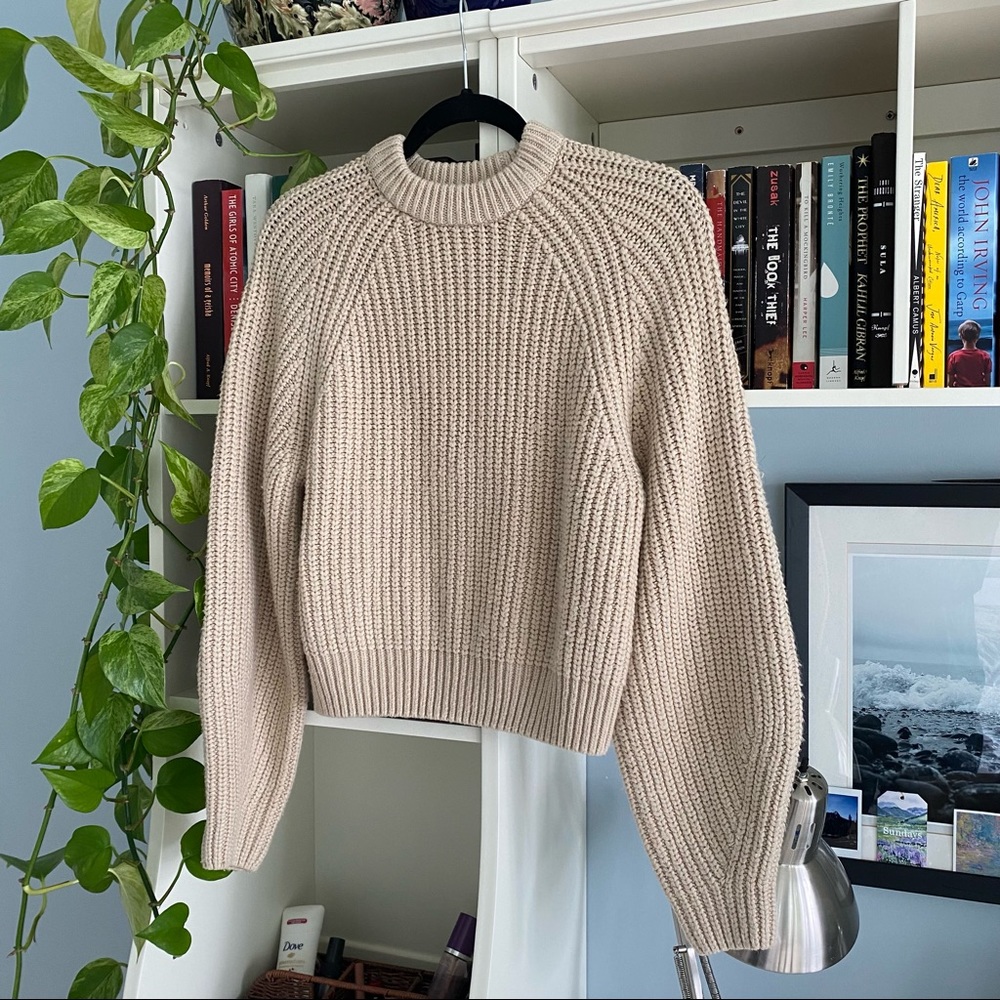 Tan Knit Sweater ❤️